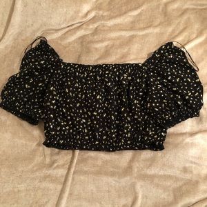 H&M floral crop top